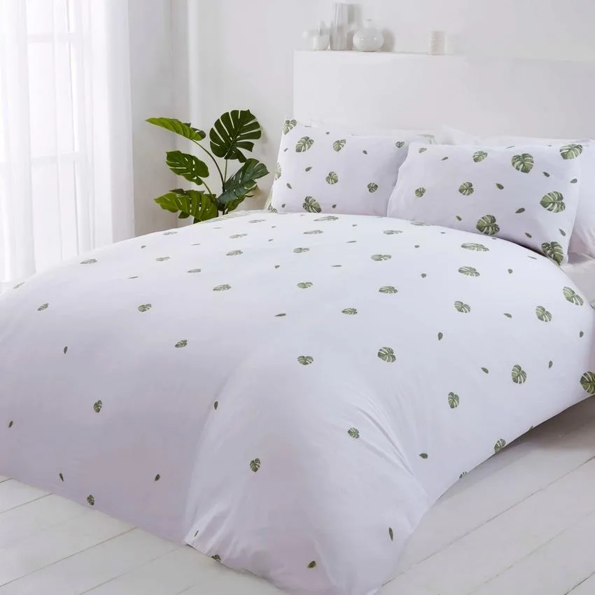 Tropics Duvet Cover Set - Green - Super King: the shop's own photo