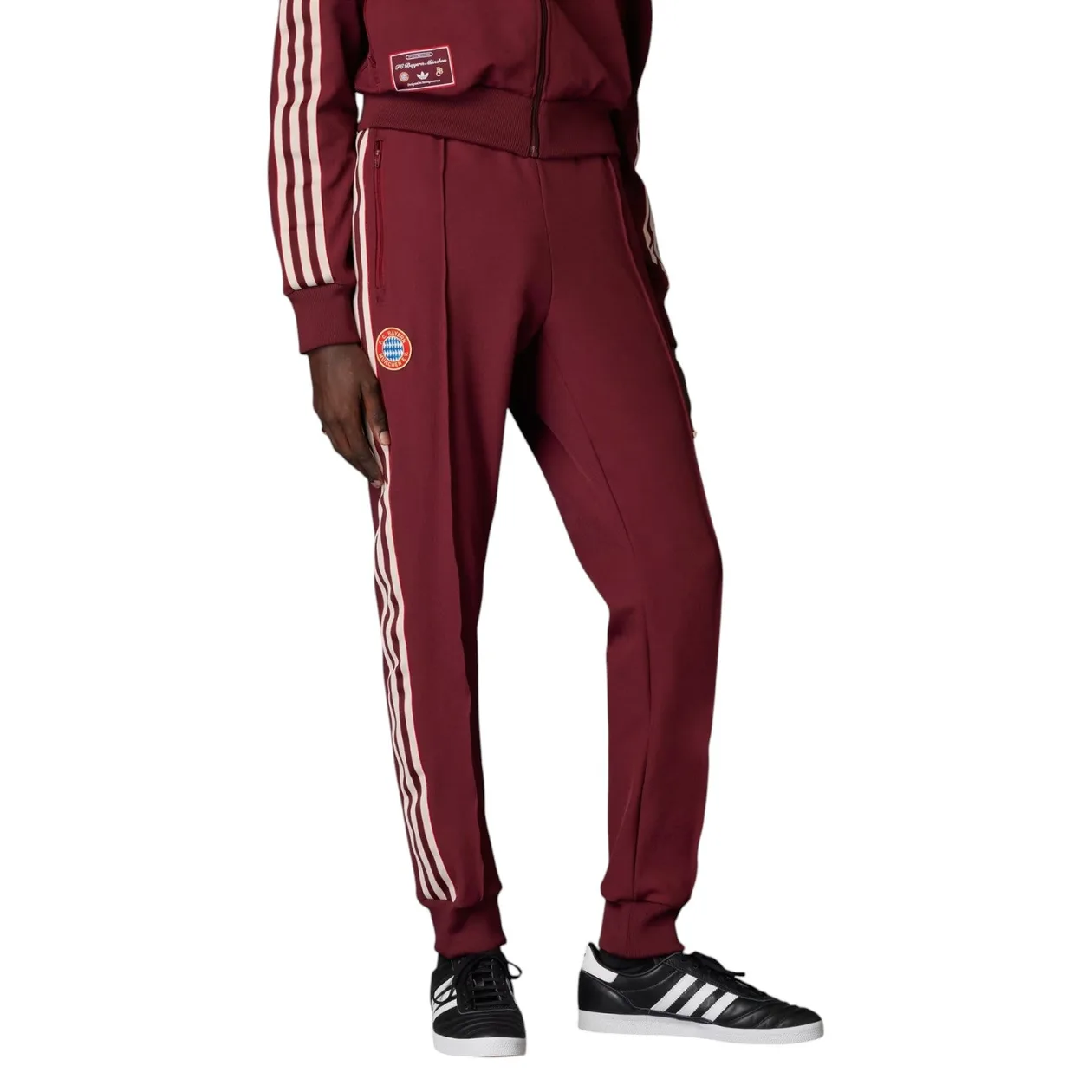 adidas Originals FC Bayern Terrace Icons Track Pants - Shadow Red | Size: XS: the shop's own photo