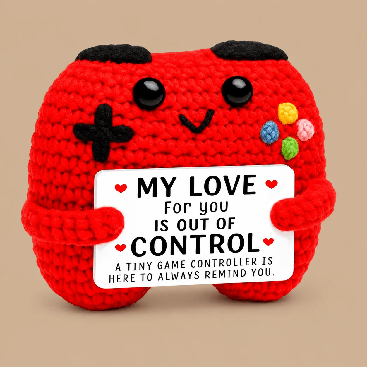 Crochet Game Controller Plush: the shop's own photo