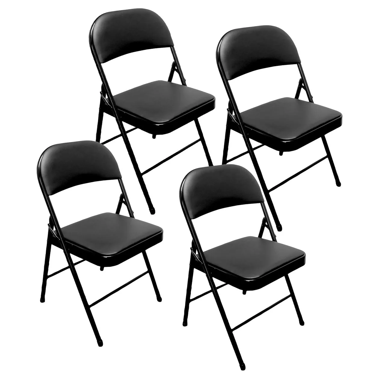 4x Padded Folding Chairs For Indoor and Outdoor: the shop's own photo