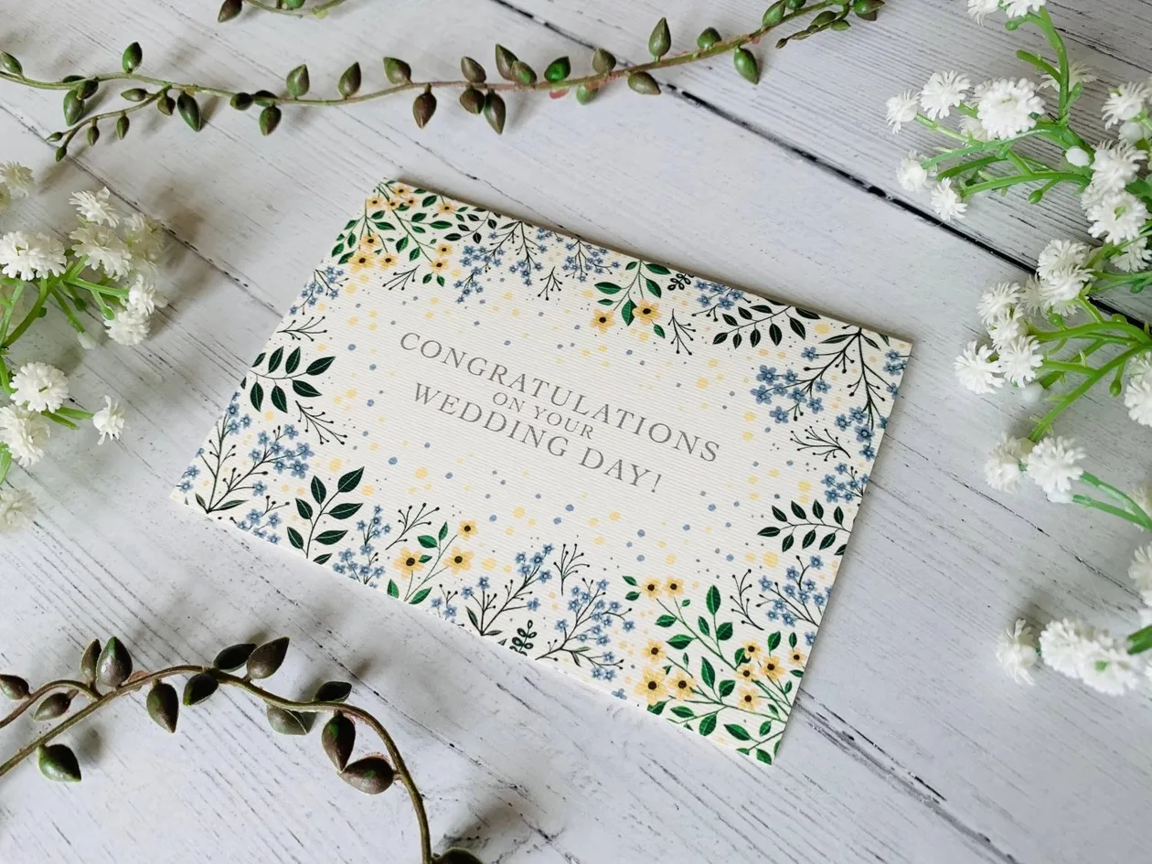 Congratulations on Your Wedding Day Greeting Card: the shop's own photo