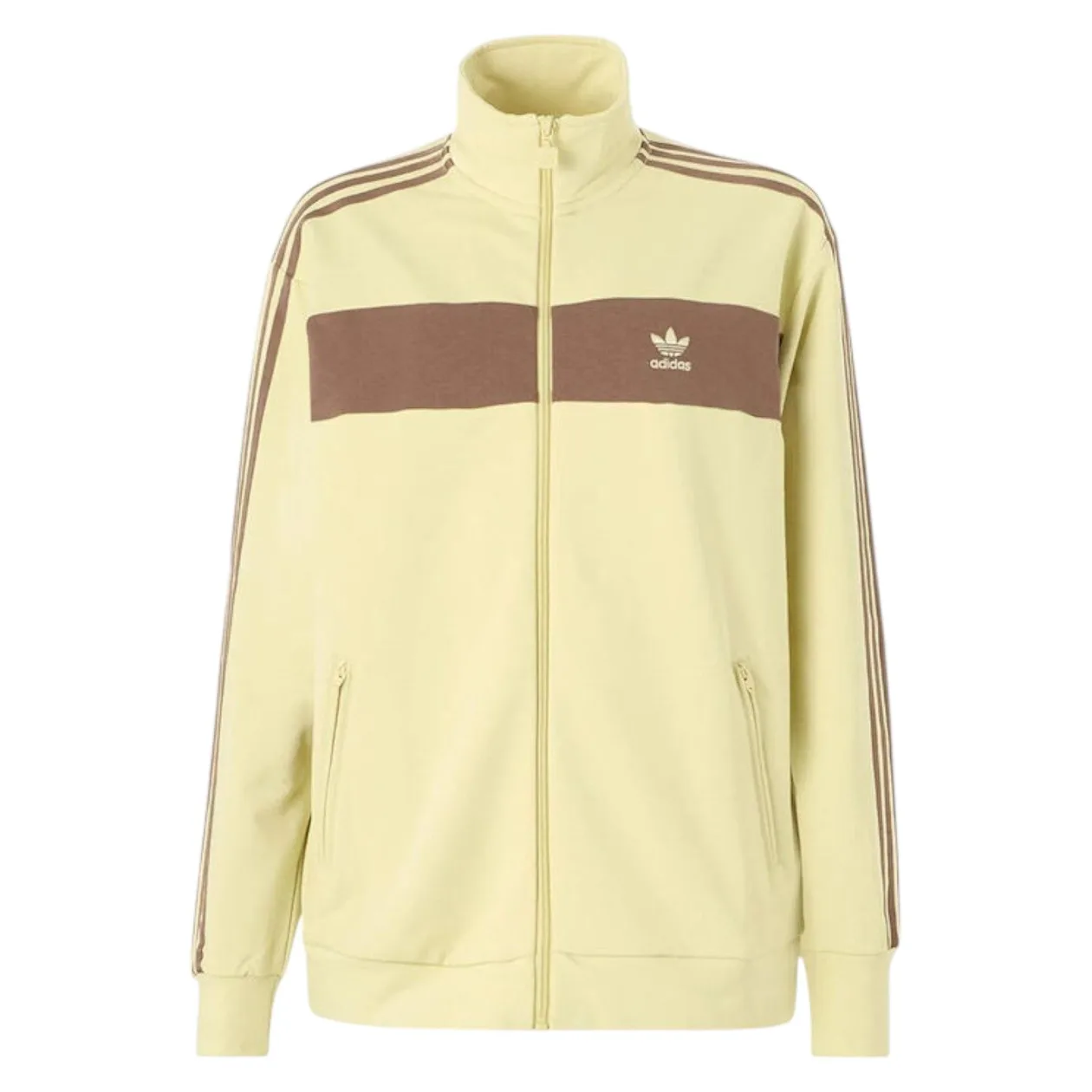 adidas Originals Women's Track Top - Powder Yellow | Size: M: the shop's own photo