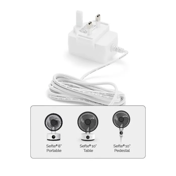 MeacoFan Sefte® 8 & 10 Cable and Plug Set: the shop's own photo