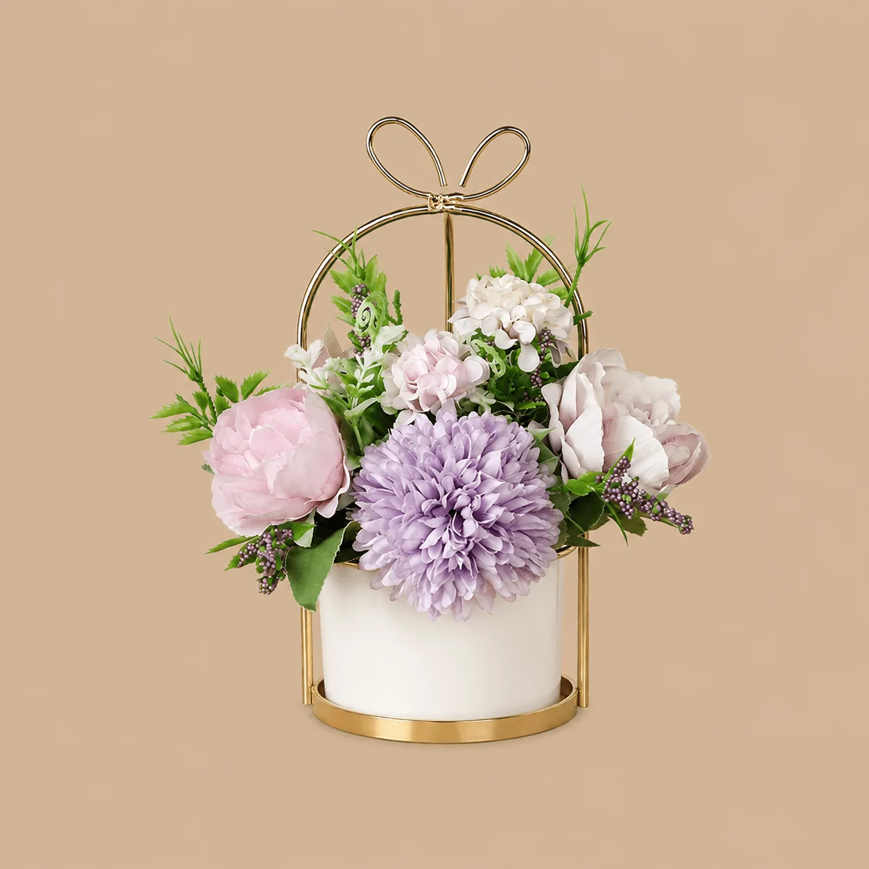 Purple Artificial Hydrangea Arrangement: the shop's own photo