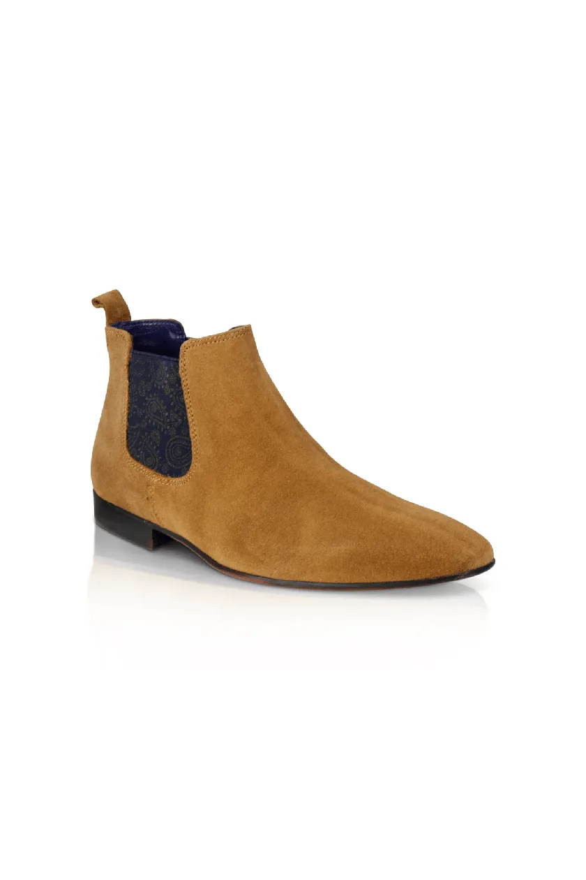 Carnaby Tan Suede Chelsea boots: the shop's own photo