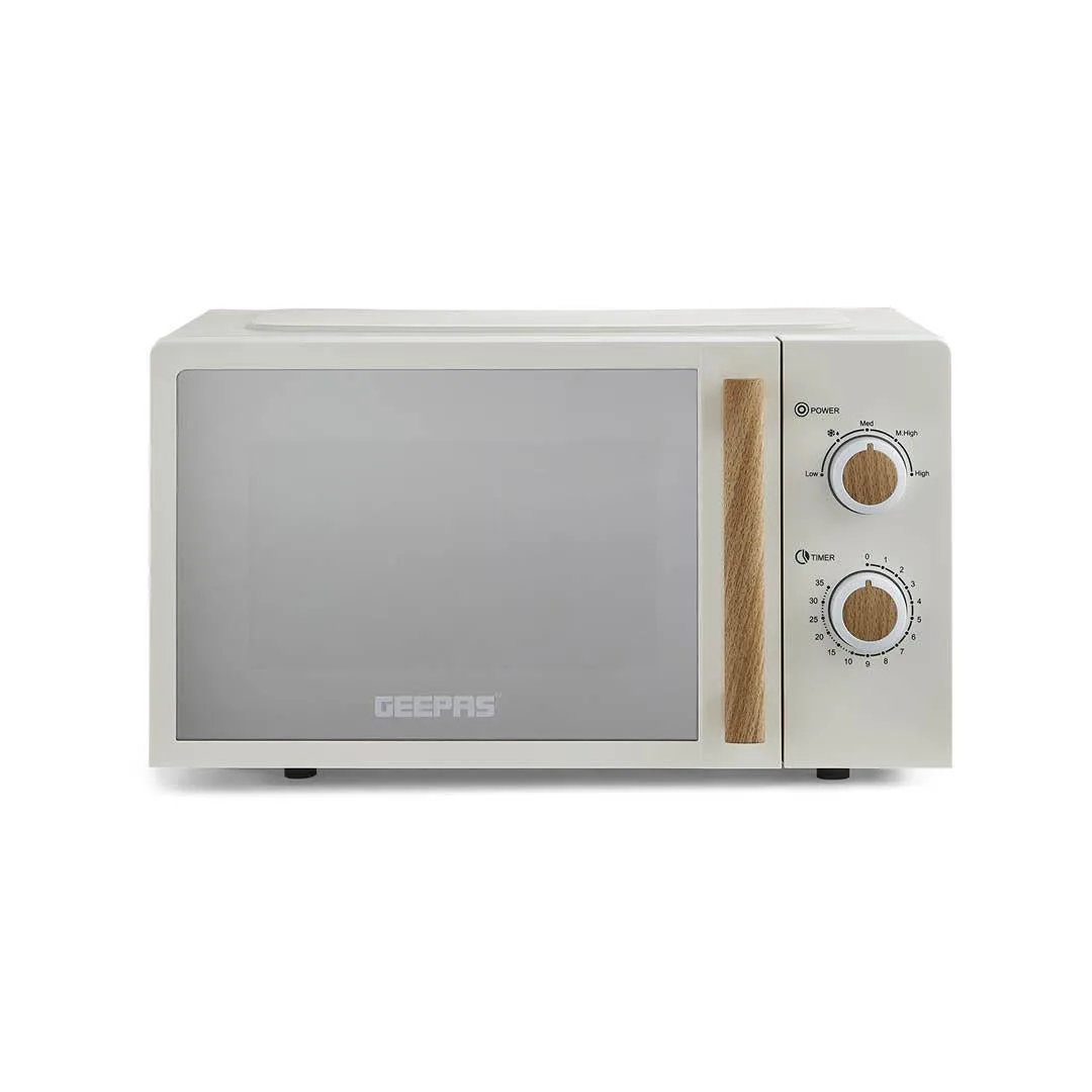 20L Cream NordiQ Solo Microwave Oven With 5 Power Levels 700W: the shop's own photo