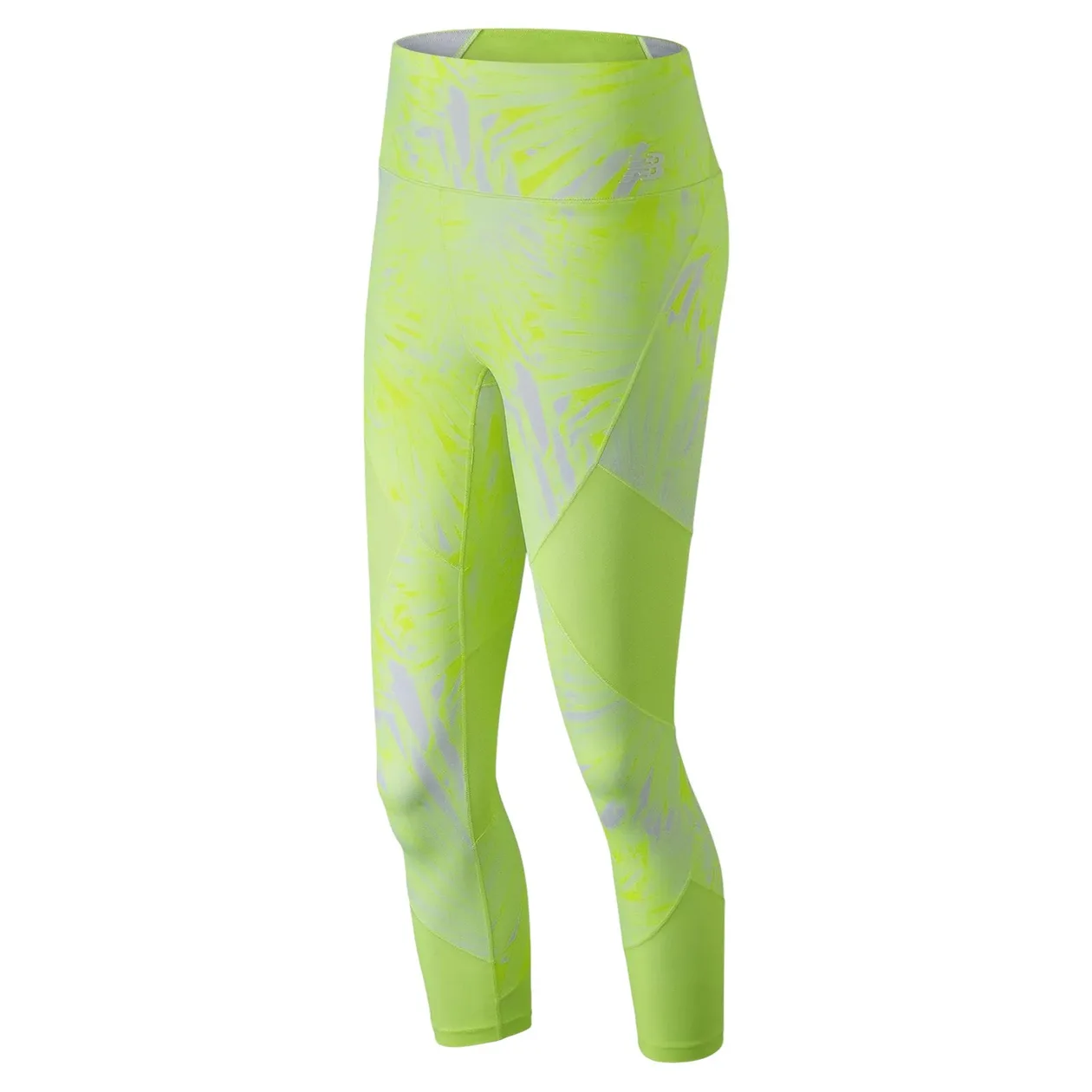 New Balance Womens Graphic Cool Crop Leggings - Green | Size: S: the shop's own photo