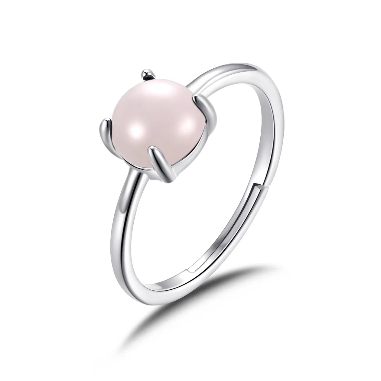 Rose Quartz Adjustable Ring: the shop's own photo