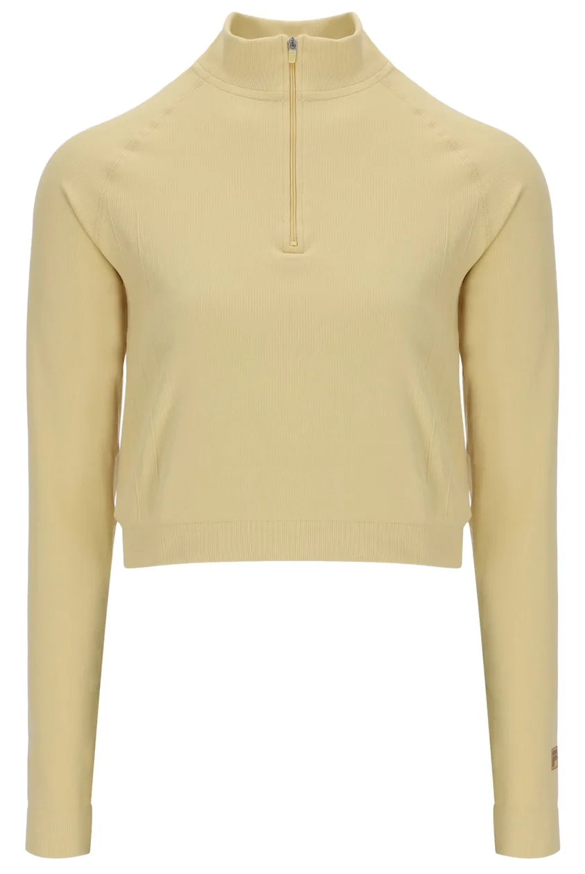 Yellow Casa Seamless Quarter Zip - XS: the shop's own photo