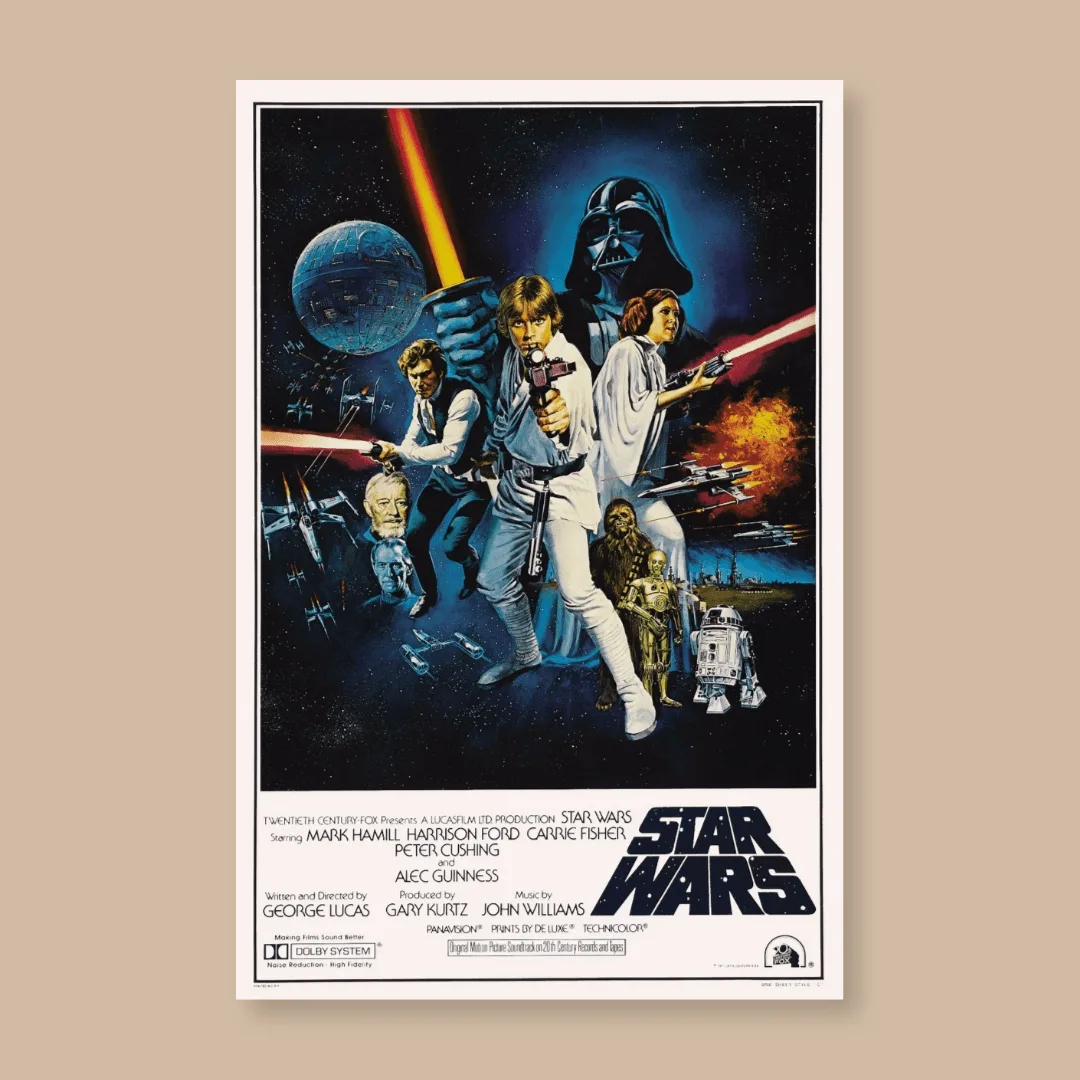 Star Wars A3 Poster: the shop's own photo