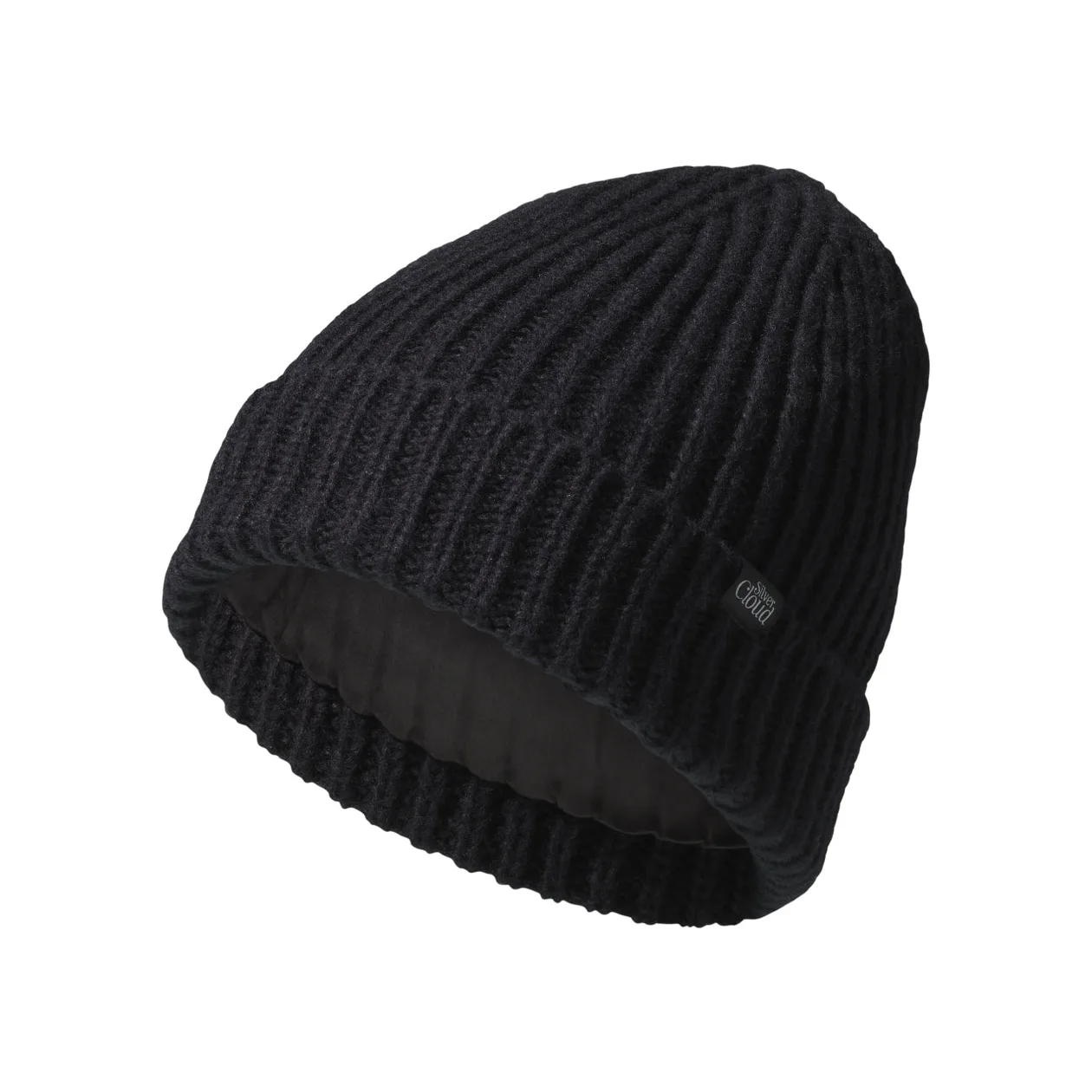 Satin Lined Beanie - Black: the shop's own photo