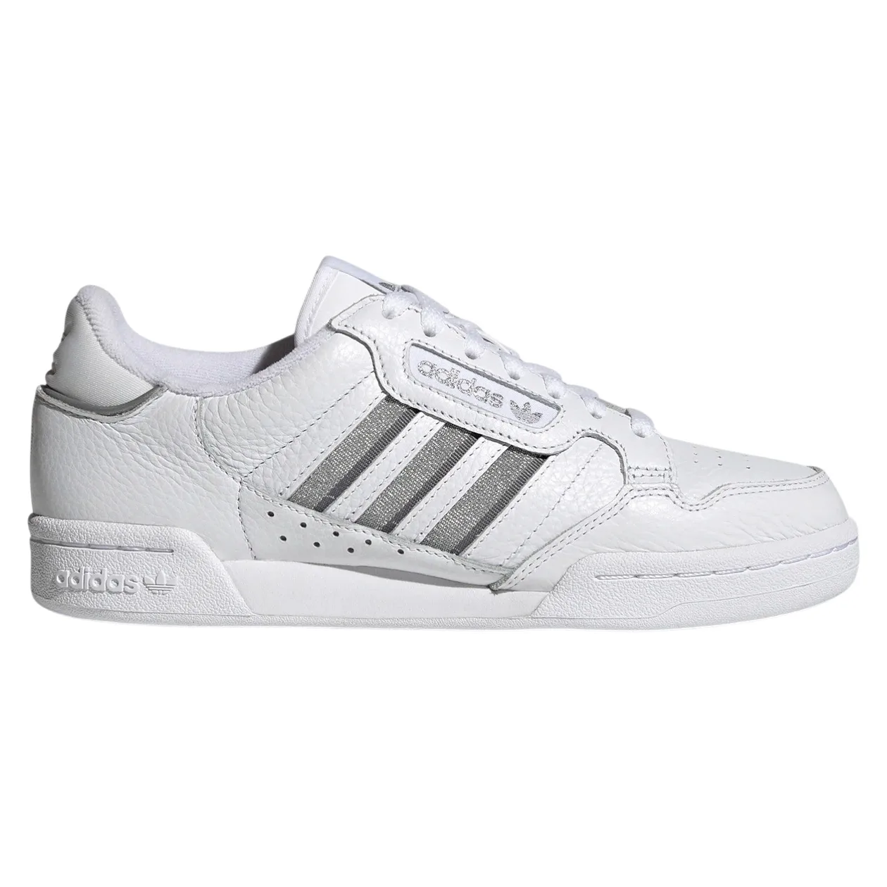 adidas Originals Women's Continental 80 Stripes Shoes - Cloud White / Silver Metallic / Grey Three | Size: 5.5: the shop's own photo
