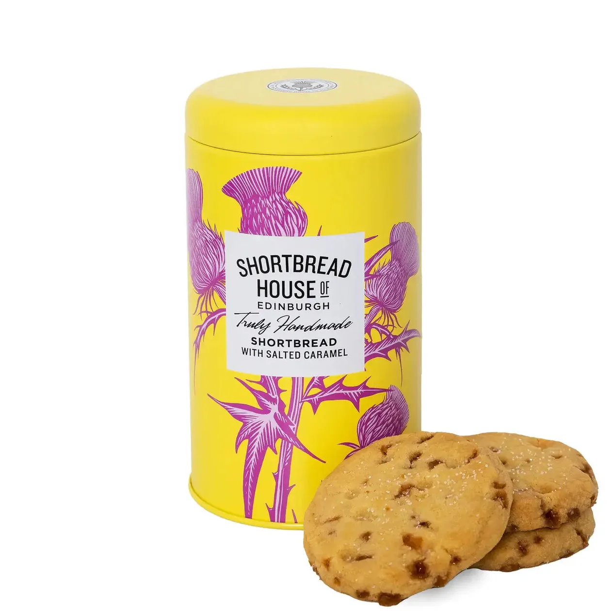 Shortbread Biscuits Tin with Salted Caramel: the shop's own photo
