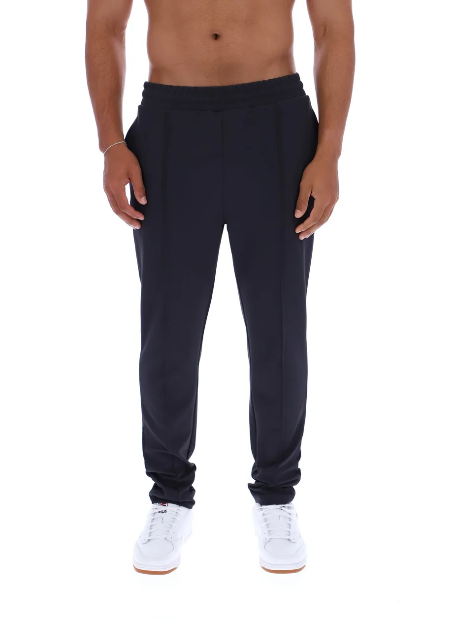 Charcoal Molveno Pin Tuck Slim Leg Pants - M: the shop's own photo
