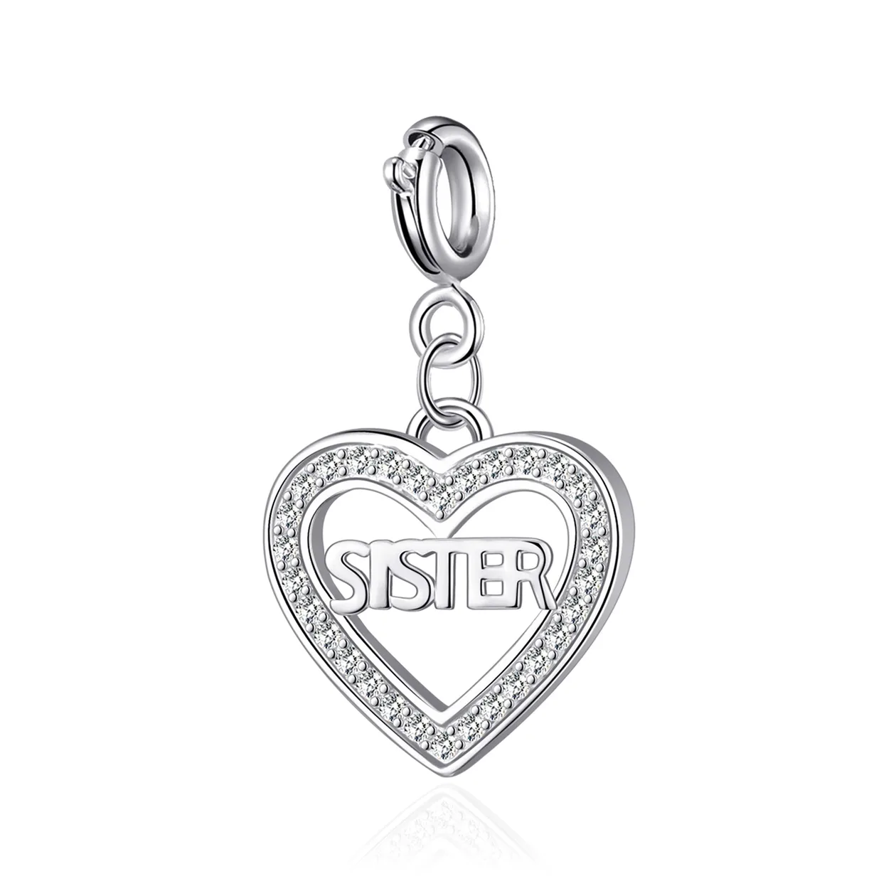 Clip on Family and Birthday Charms Created with Zircondia® Crystals: the shop's own photo