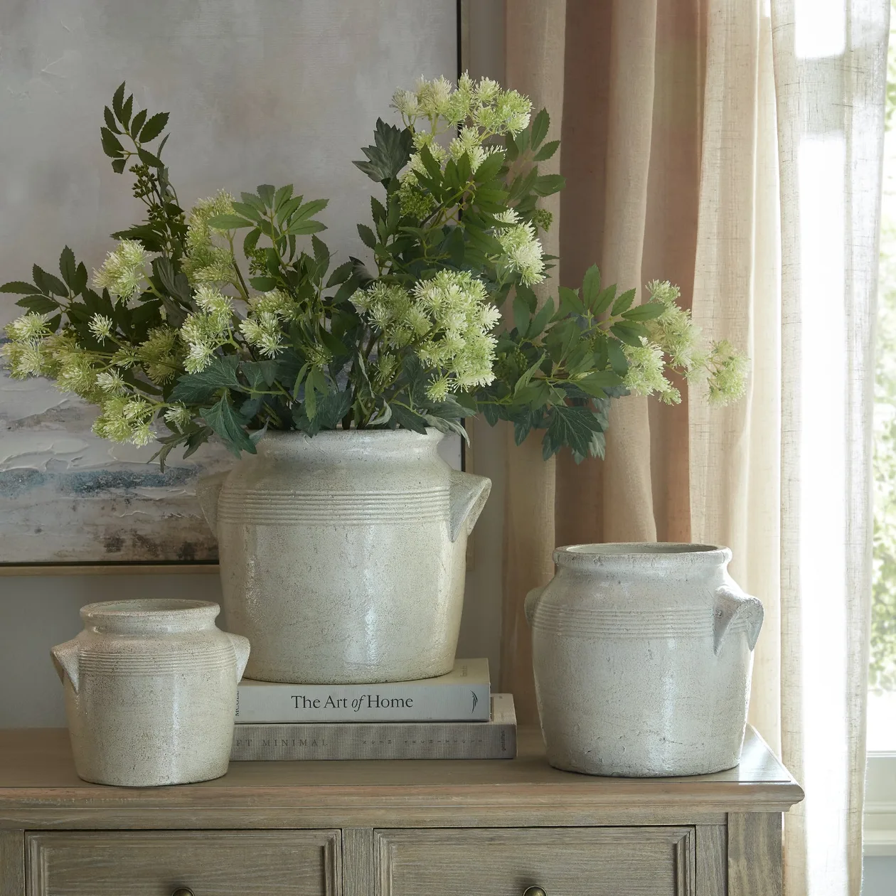 Tarn Collection Medium Pot With Handles: the shop's own photo