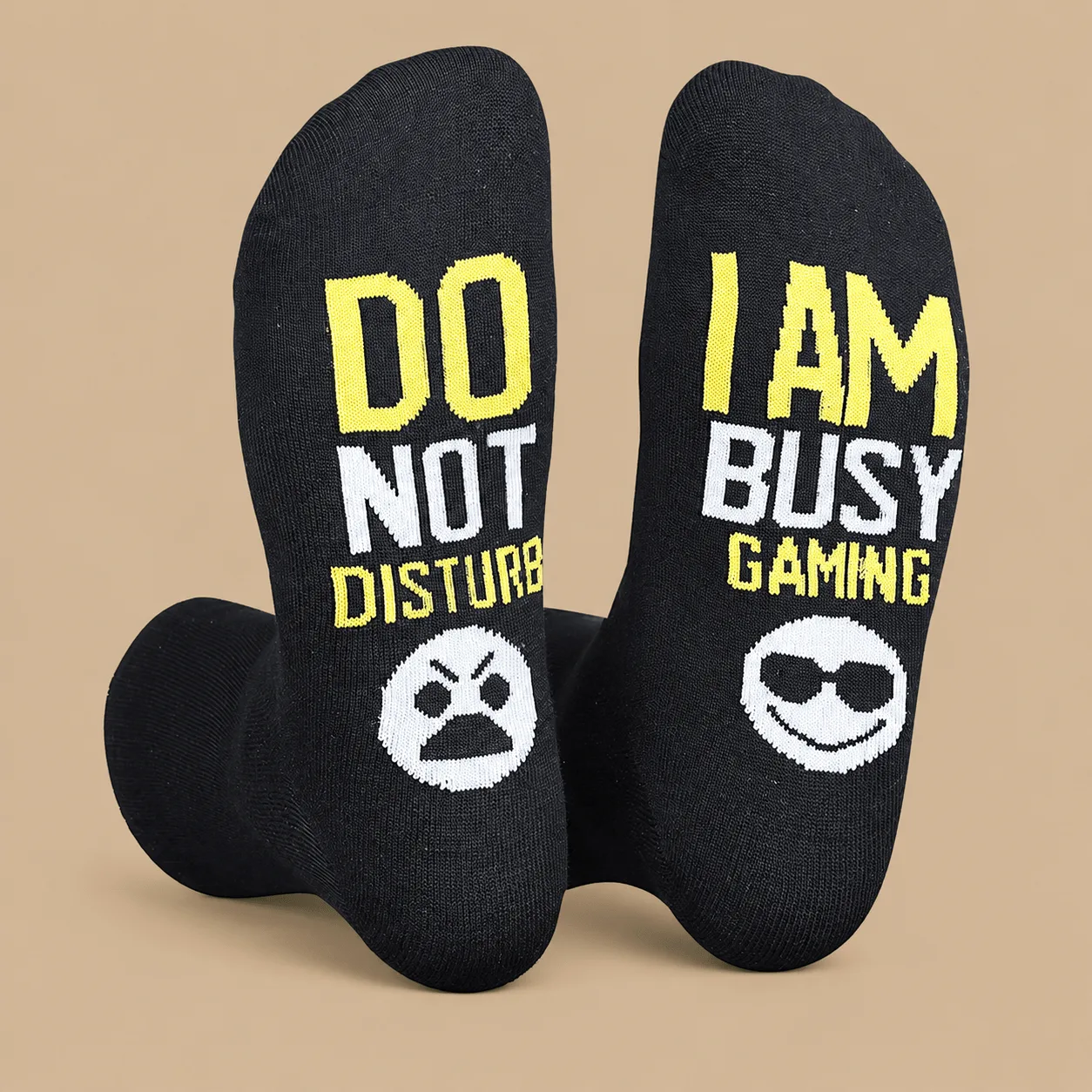 "Busy Gaming" Crew Socks: the shop's own photo