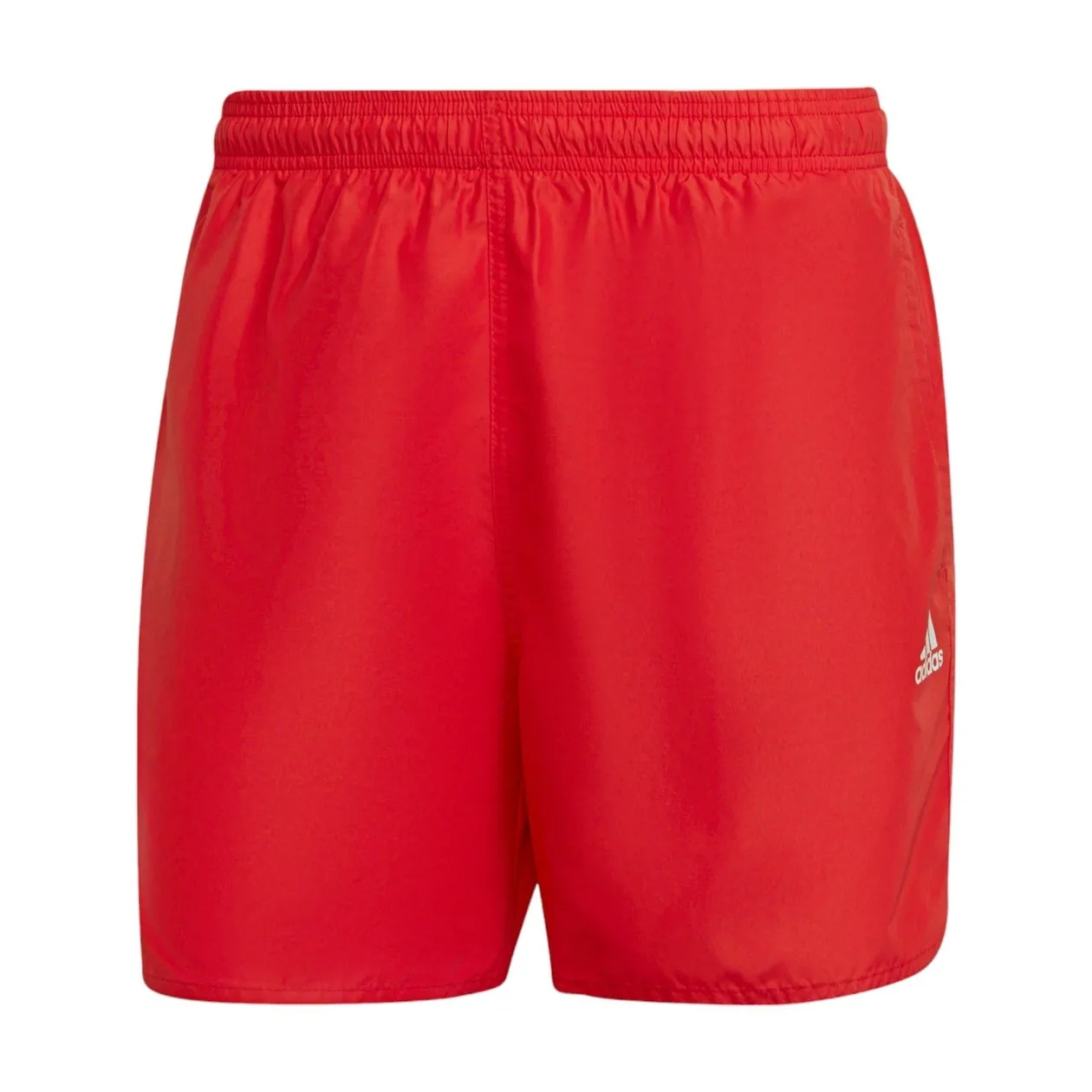 adidas Solid CLX Swim Shorts - Red / White | Size: XS: the shop's own photo