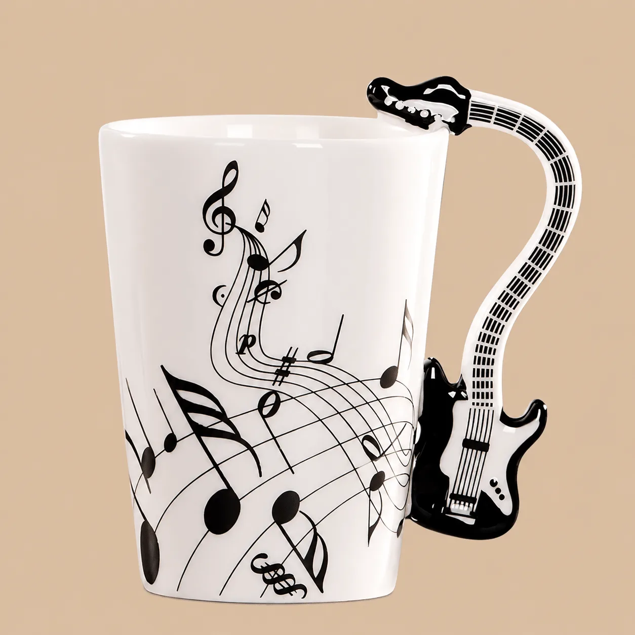 Electric Guitar Handle Music Mug: the shop's own photo