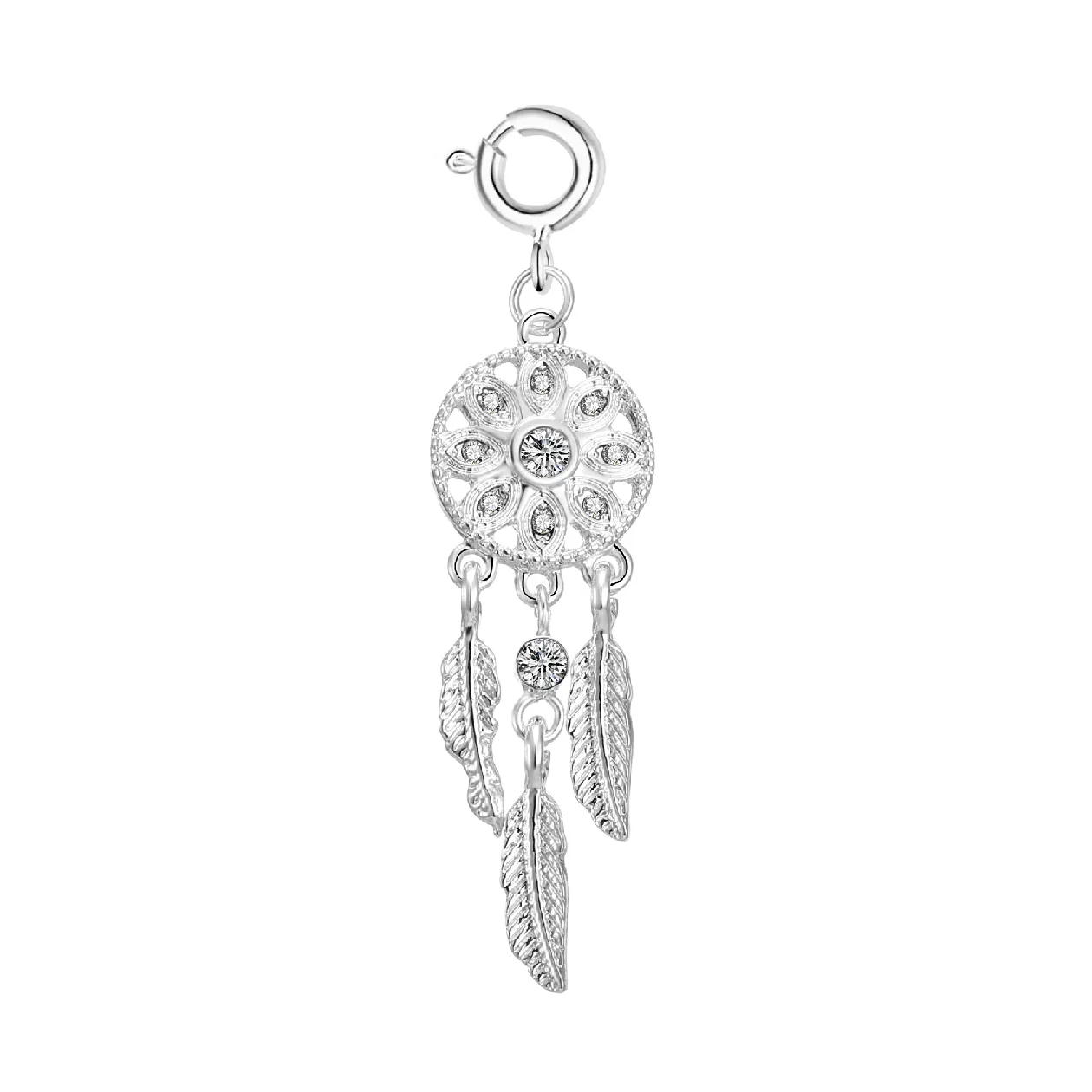 Clip On Charms Created with Zircondia® Crystals: the shop's own photo