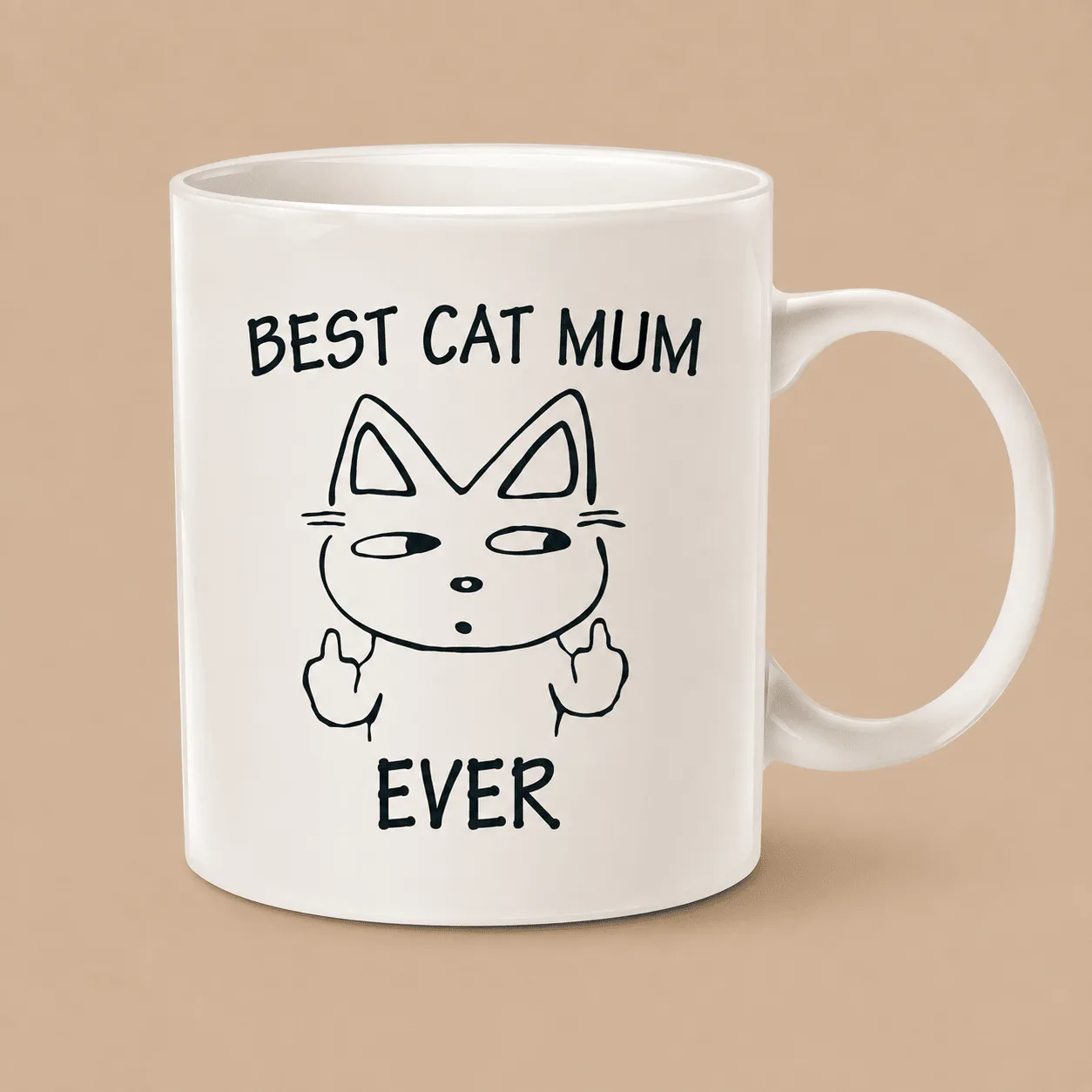 "Best Cat Mum Ever" Mug: the shop's own photo