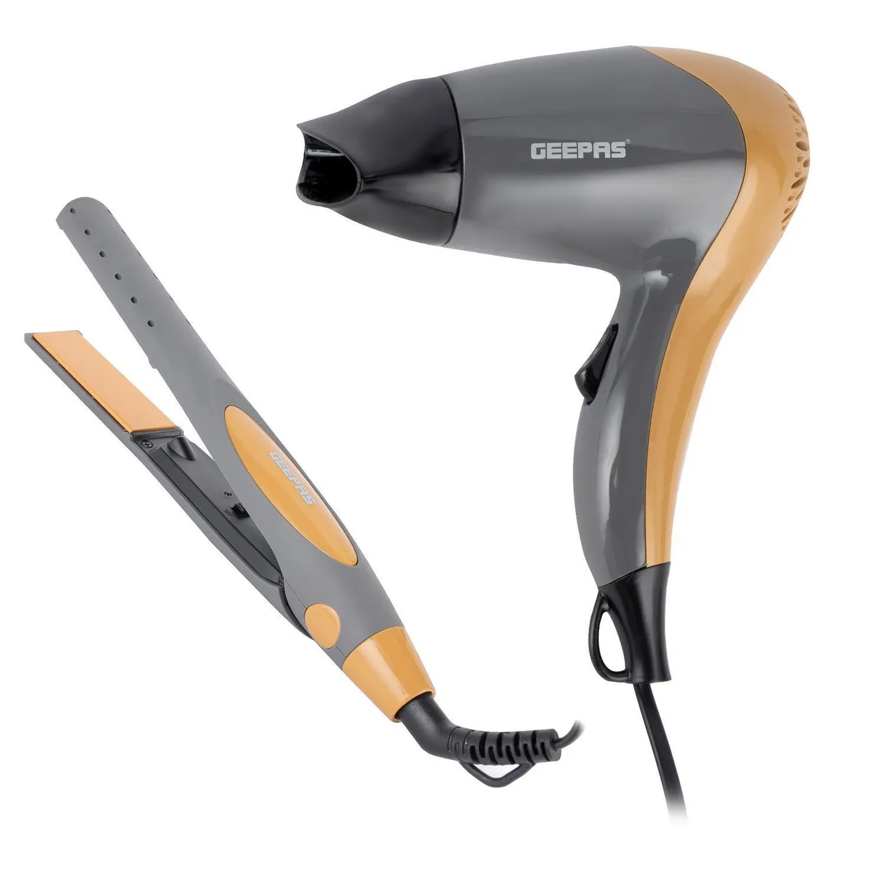 2-in-1 Hair Dryer & Hair Straightener Travel Gift Set: the shop's own photo
