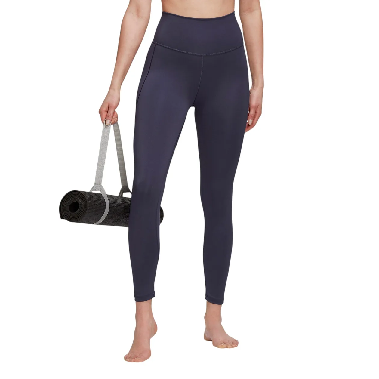 adidas Womens Yoga Studio 7/8 Leggings - Blue | Size: XL: the shop's own photo
