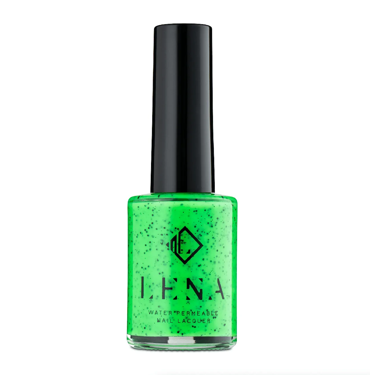 LENA Breathable Nail Polish - Speckled Pattern - Don't Lime to Me - SE15: the shop's own photo
