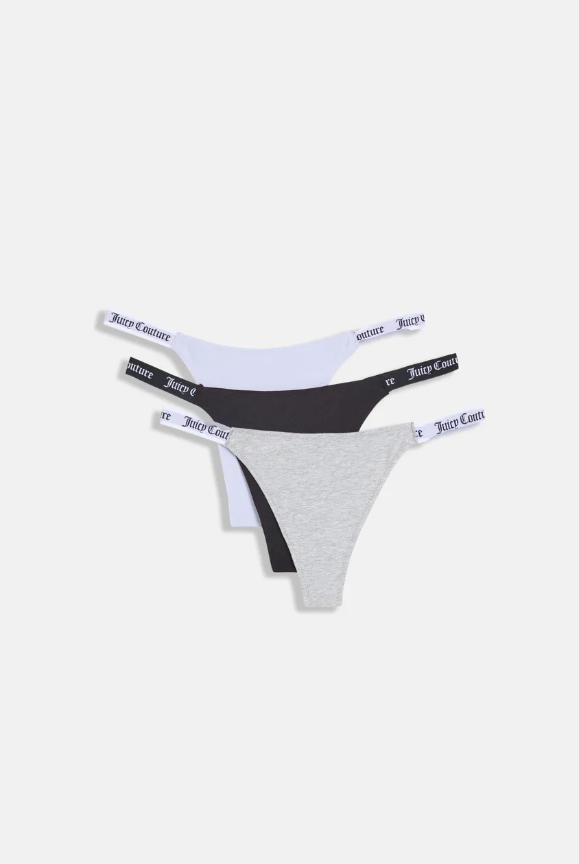 Multi 3 Pack Cotton Thongs - S / Multi: the shop's own photo