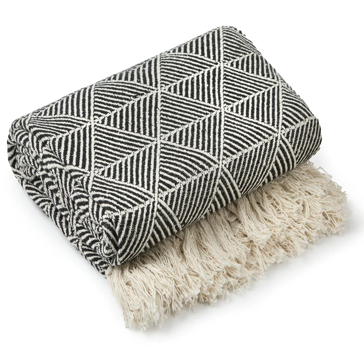 Zahra Black Throw - 90x100": the shop's own photo