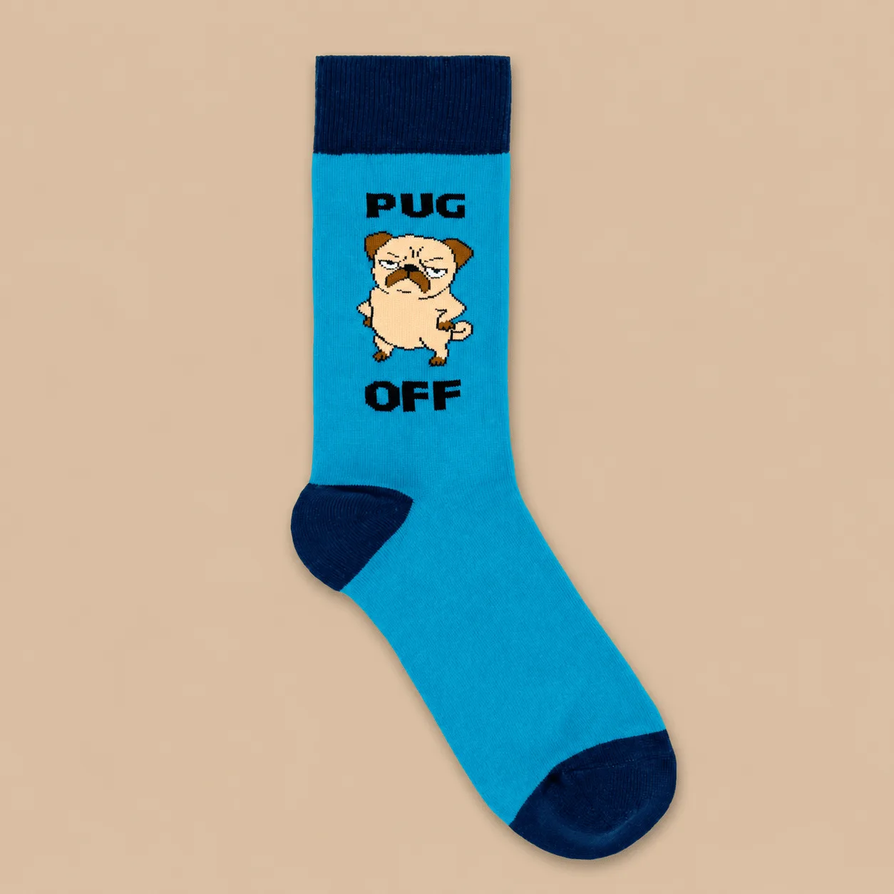 "Pug Off" Socks: the shop's own photo