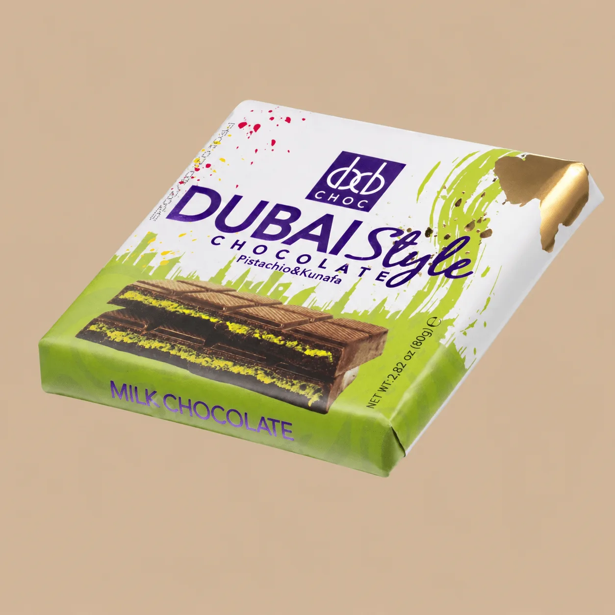 DXB Choc Dubai Pistachio & Kunafa Bar: the shop's own photo