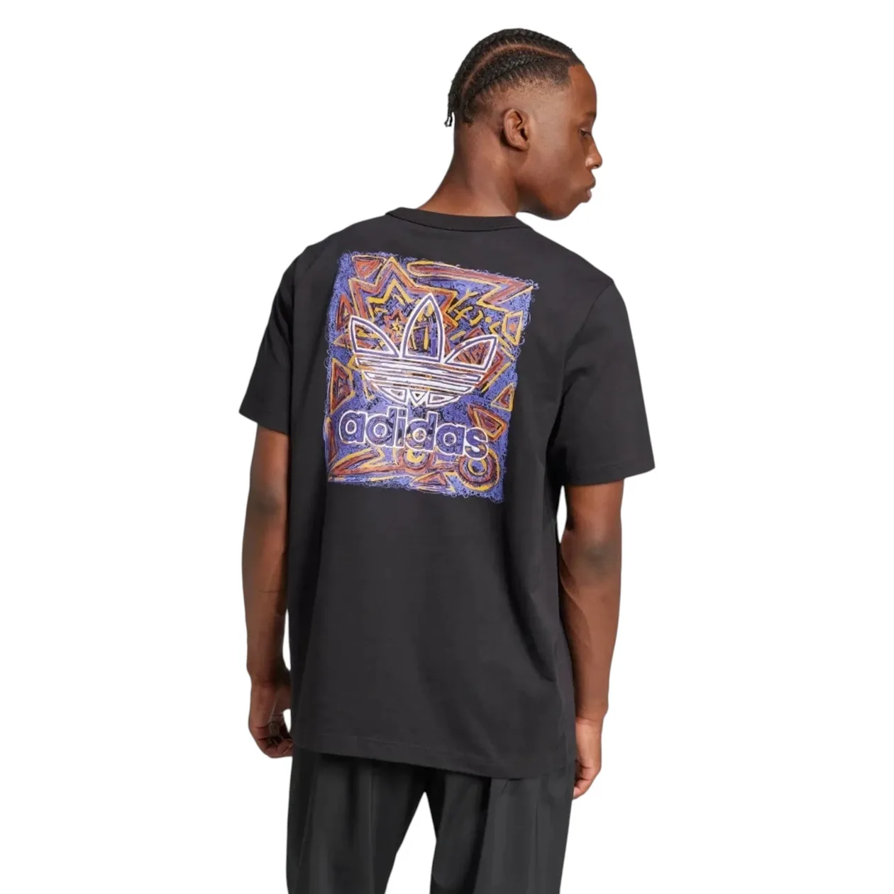 adidas Originals 90s Graphic Print T-Shirt - Black | Size: L: the shop's own photo
