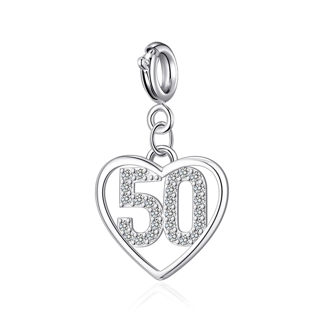 Clip on Family and Birthday Charms Created with Zircondia® Crystals: the shop's own photo