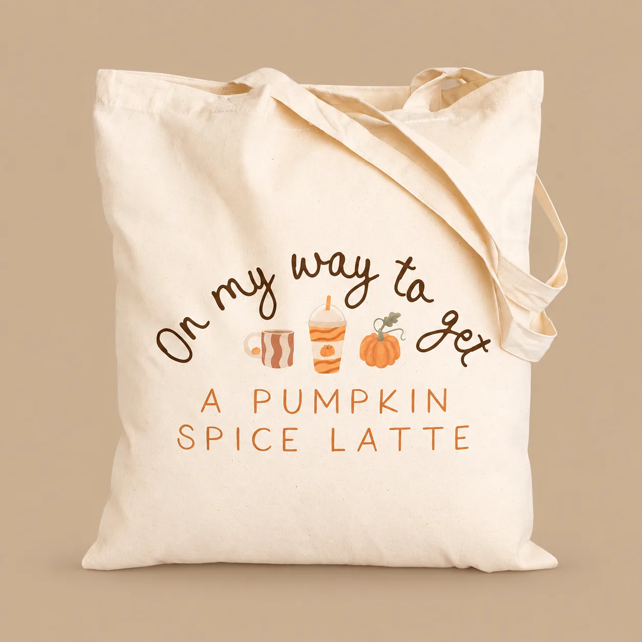 On My Way To Get A... Canvas Tote Bag: the shop's own photo