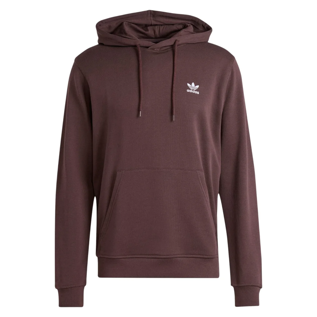 adidas Originals Trefoil Essentials Hoodie - Shadow Brown | Size: XS: the shop's own photo