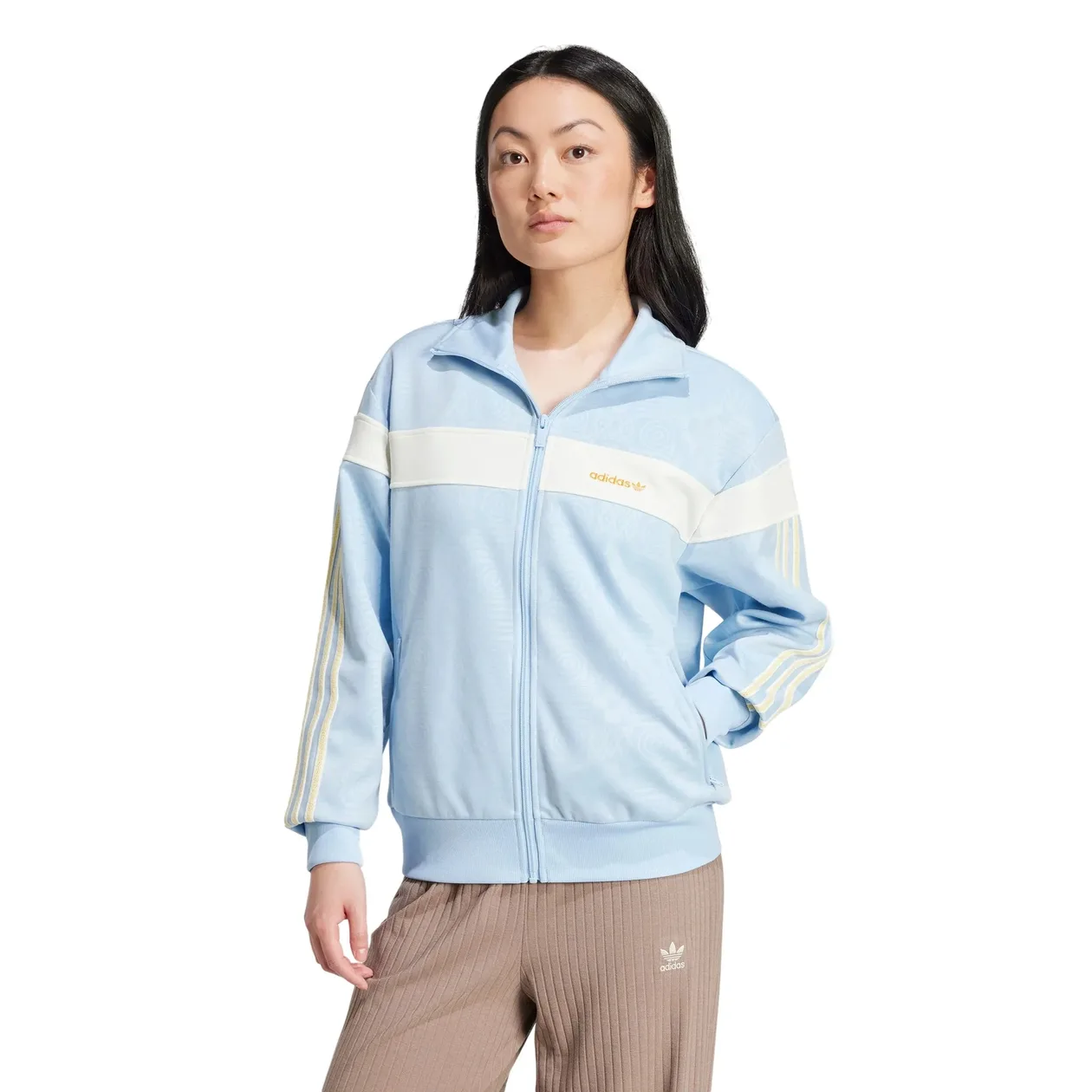 adidas Originals Womens '80s Track Top - Clear Sky Blue | Size: S: the shop's own photo