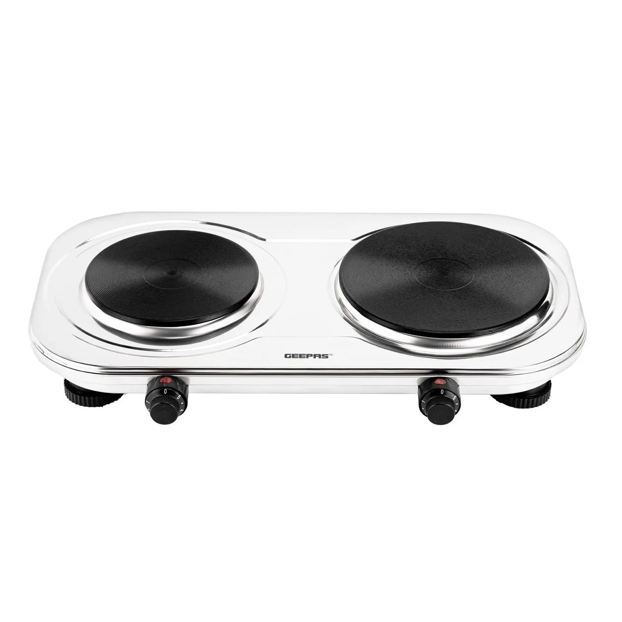 2500W Electric Double Hot Plate - Portable Stainless Steel Hob: the shop's own photo