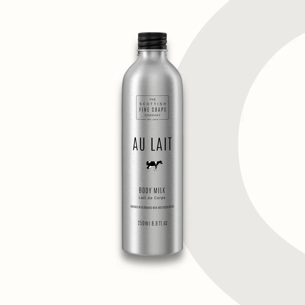 Au Lait Body Milk Tin - 250ml Aluminum Tin - 250ml: the shop's own photo