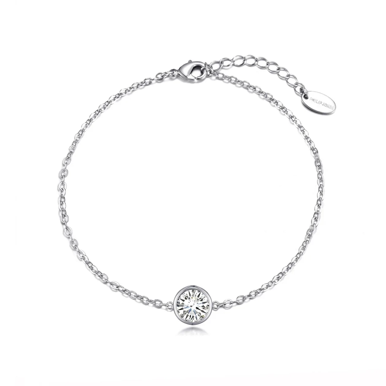 Crystal Anklet Created with Zircondia® Crystals: the shop's own photo