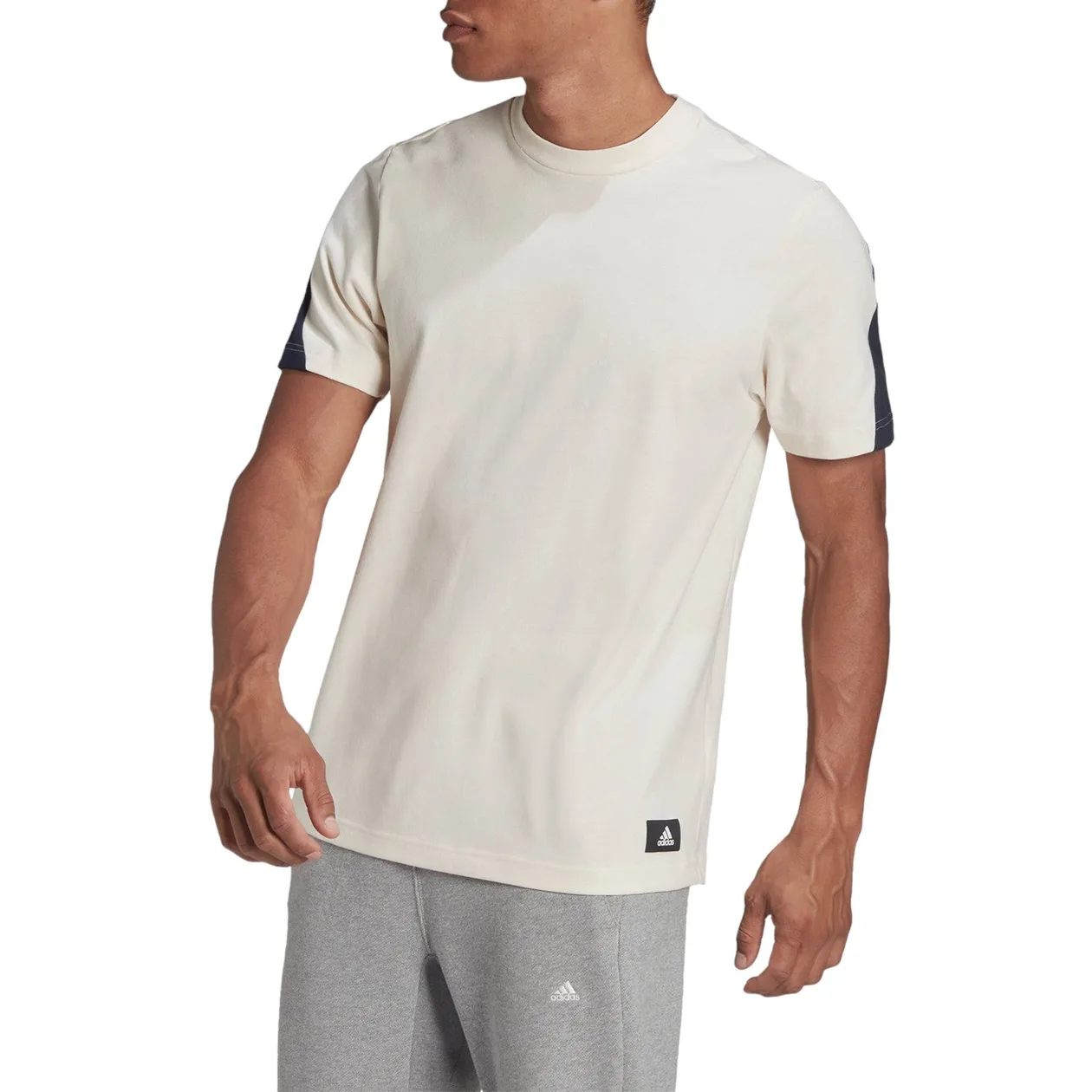 adidas Sportswear Well Being T-Shirt - Off White | Size: L: the shop's own photo