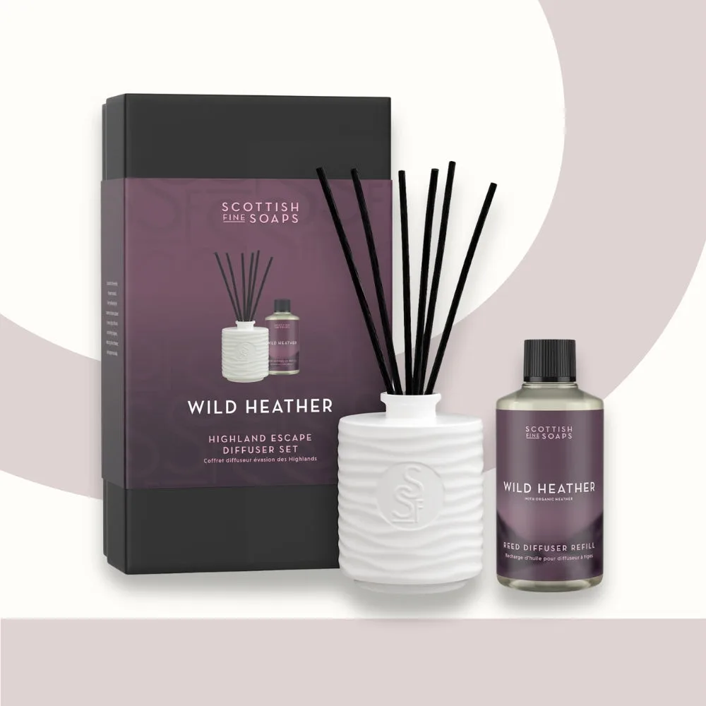 Wild Heather Highland Escape Diffuser Set: the shop's own photo