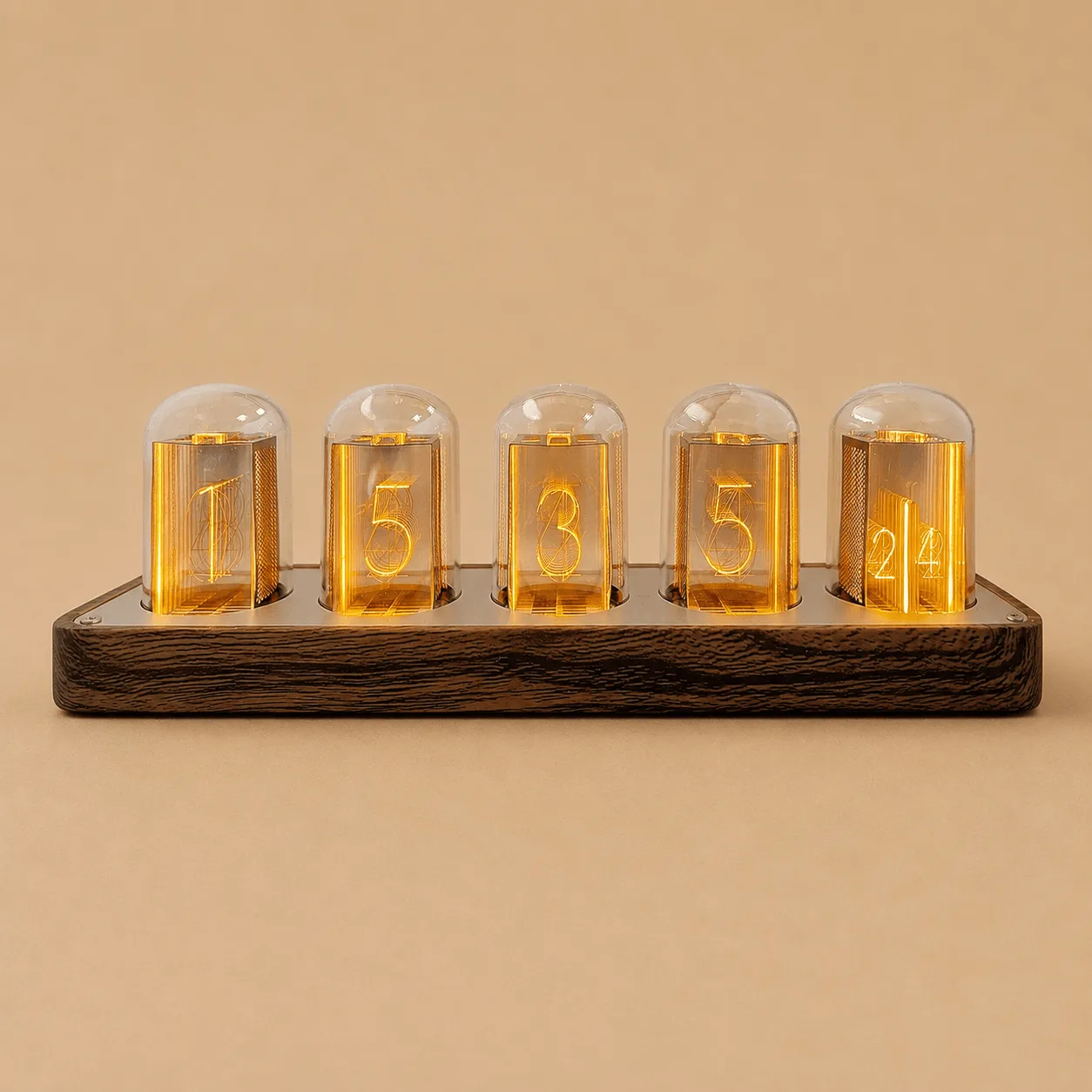 Nixie Tube LED Clock: the shop's own photo