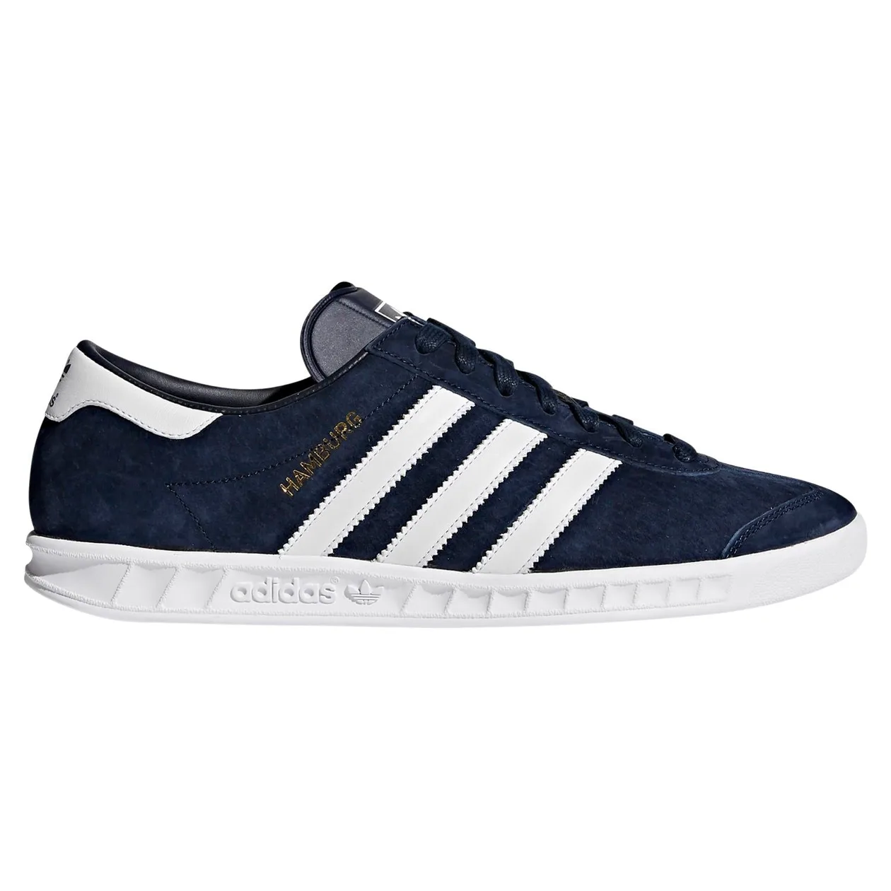adidas Originals Hamburg Shoes - Navy / White: the shop's own photo