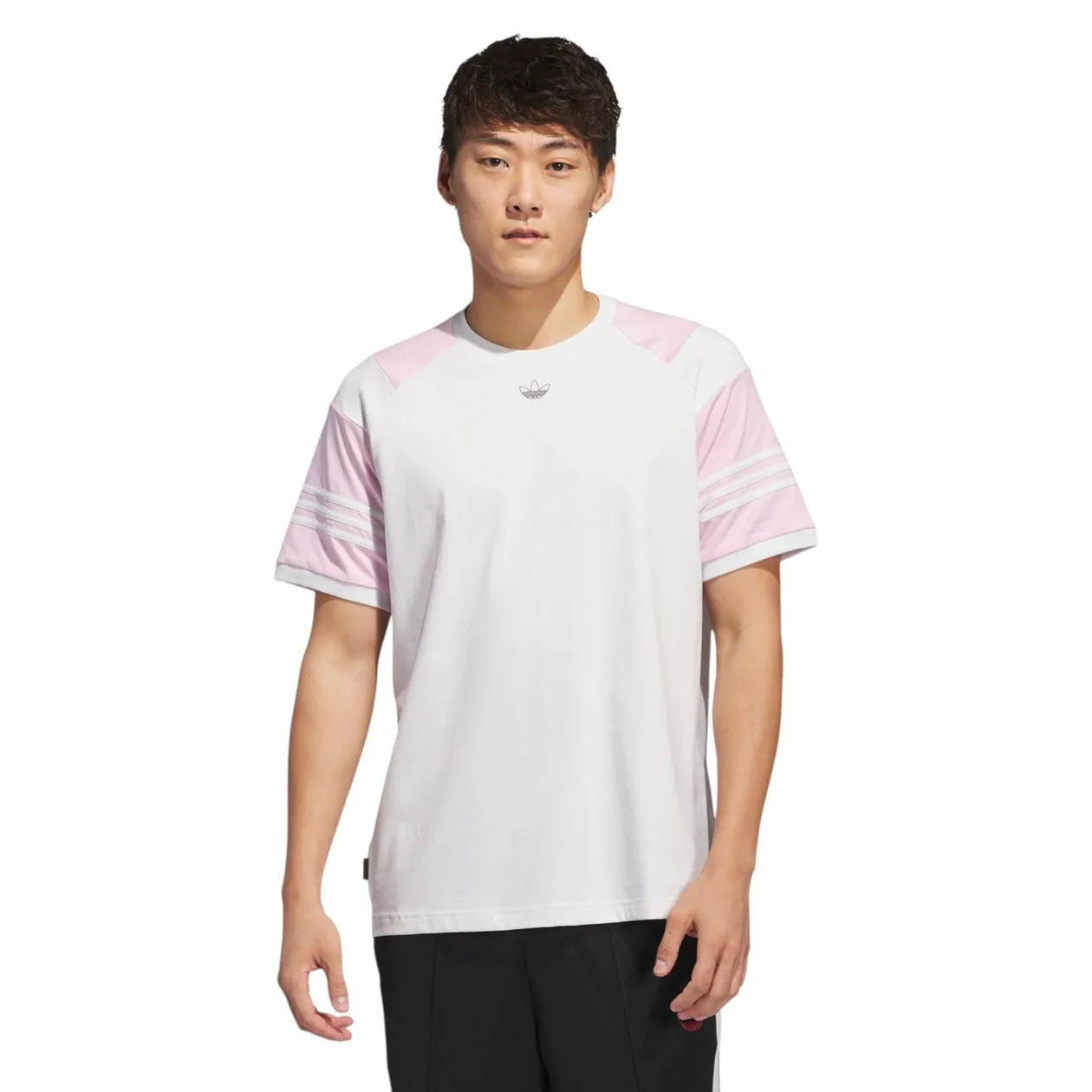 adidas Originals Tyshawn Tee (Gender Neutral) - Crystal White / Clear Pink | Size: XL: the shop's own photo