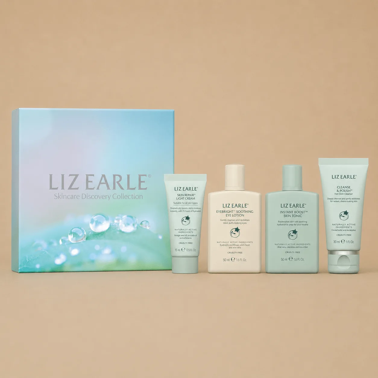 Liz Earle Skincare Discovery Set: the shop's own photo