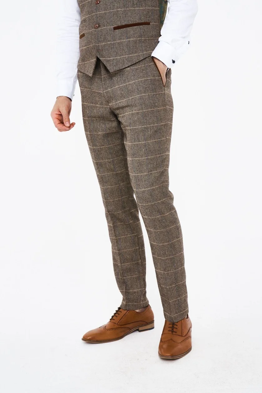 Marc Darcy Dx7 Tweed Trousers: the shop's own photo