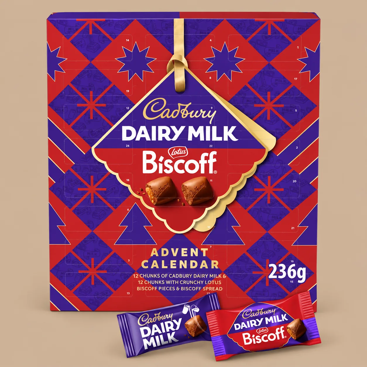 Cadbury Biscoff Festive Advent Calendar: the shop's own photo