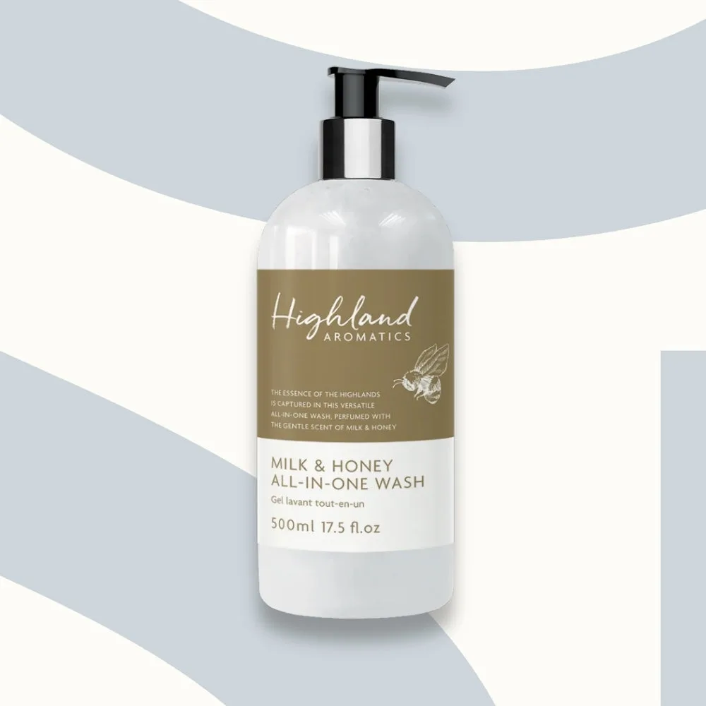 Highland Aromatics - Milk & Honey All In One Wash 500ml - 500ml: the shop's own photo