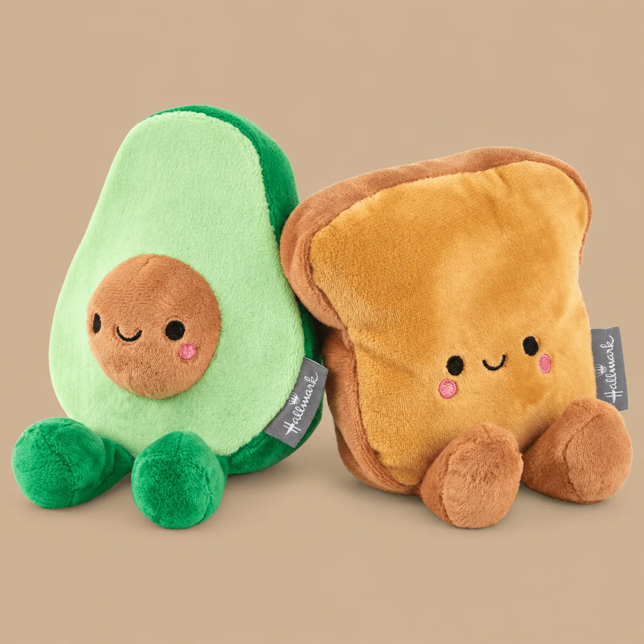 Hallmark Better Together Avocado and Toast Plush Pair: the shop's own photo